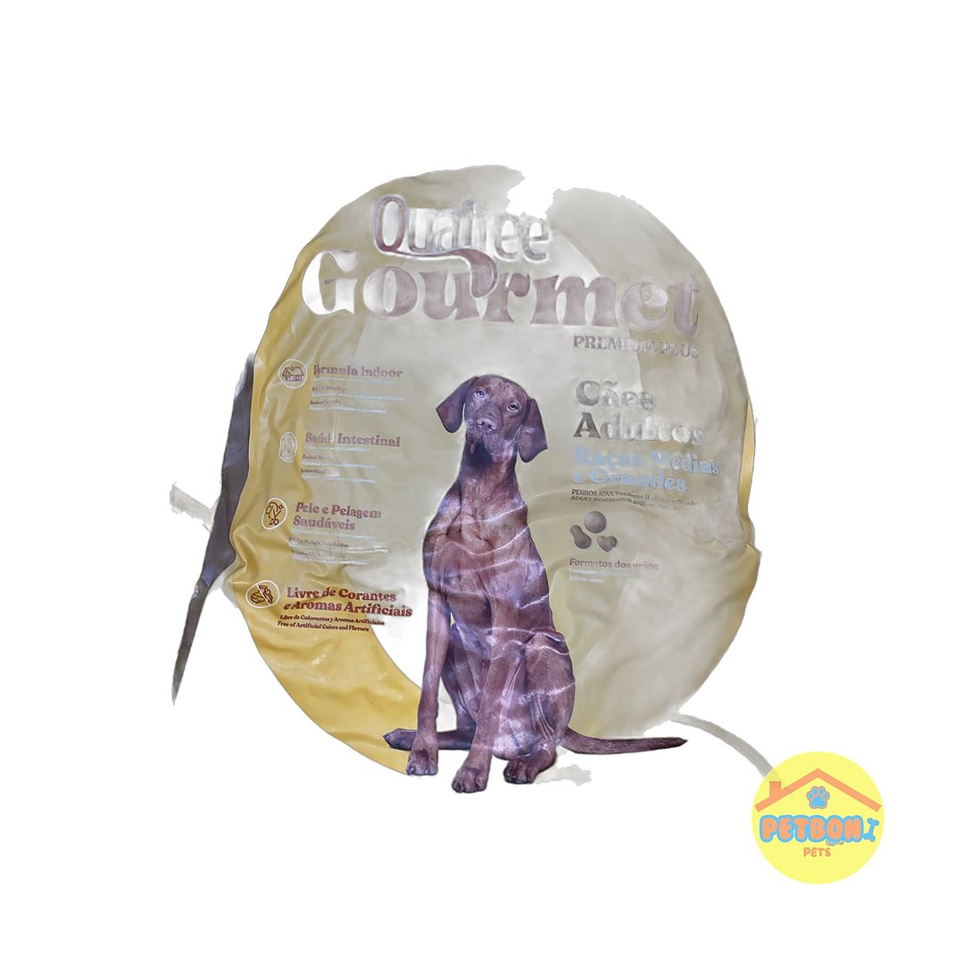 Quatree Gourmet Premium Plus Cães Adultos - Mix de Carnes 15 kg